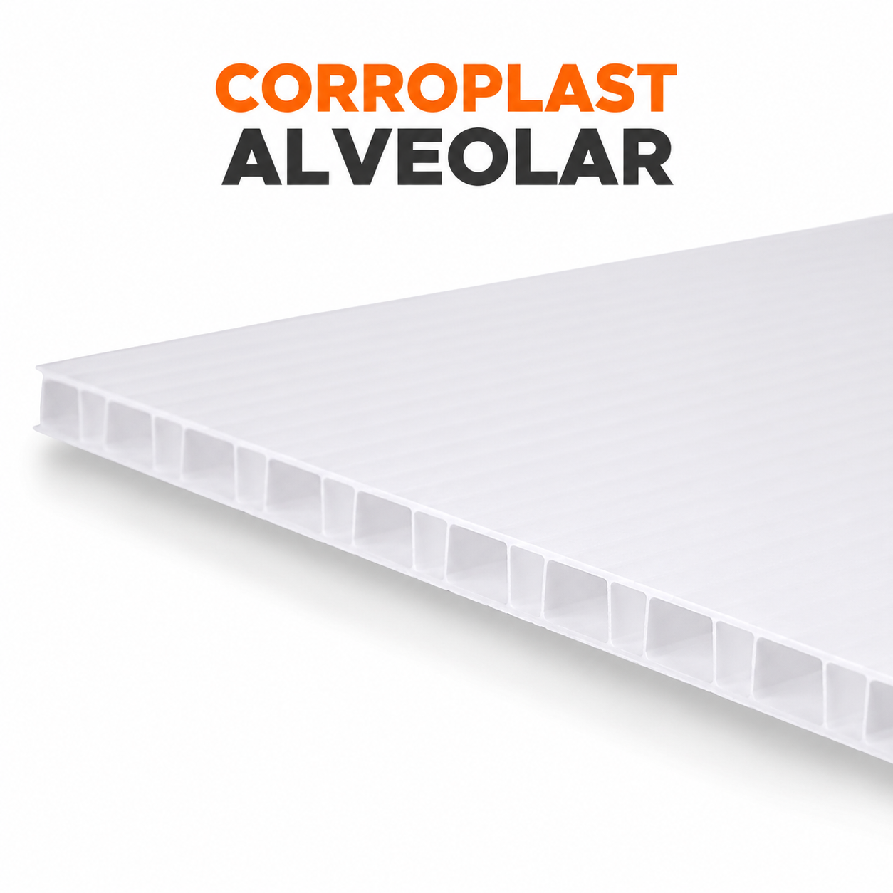 Plancha Alveolar / Corroplast / Prolipropileno 8mm