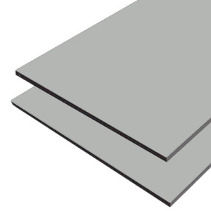 Plancha de Alupanel Plata Bruñido (DPG+)