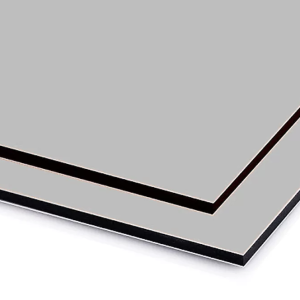 Plancha Alupanel / Aluminio Compuesto/ Alucobond - Silver PE 4mm (122 x 244 cm)