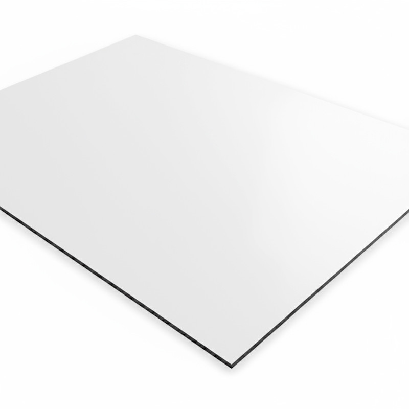 Plancha ABS 60 x 120 cm (1,5 mm) - White / Black