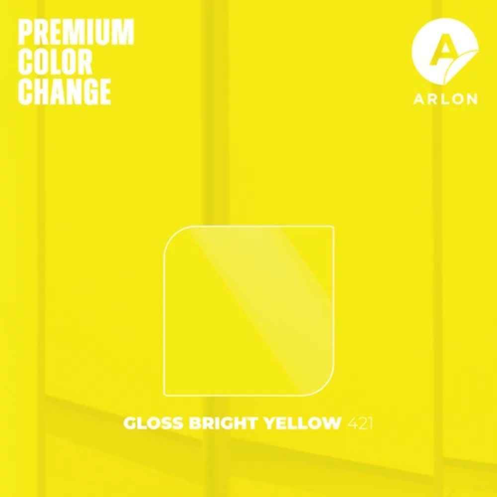 Premium Color Change - Gloss Bright Yellow - 1,52 mts (ARLON) - Imagen 3