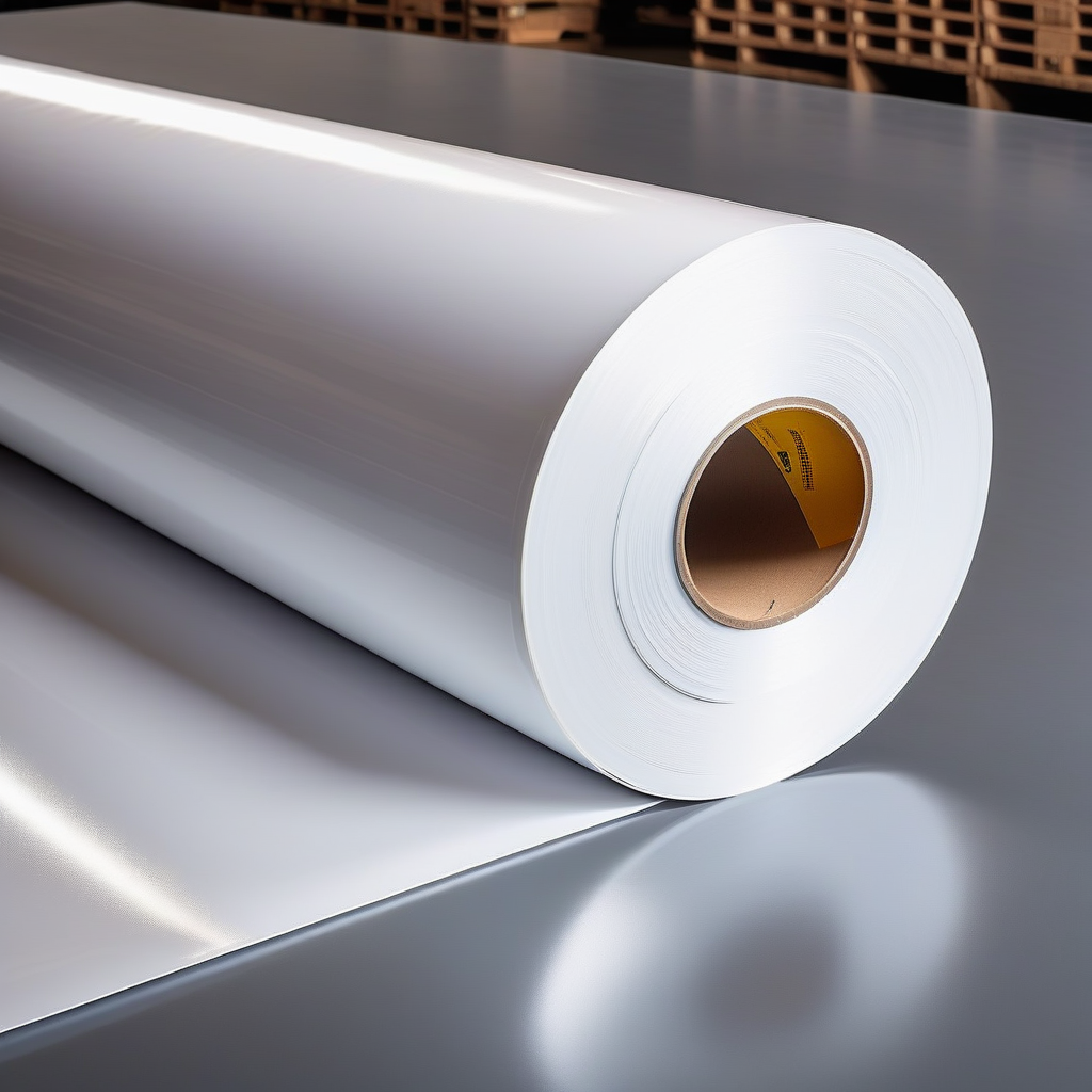 Vinilo Blanco Brillante Promocional PJ5 Alto Tack (1,07x50mts)