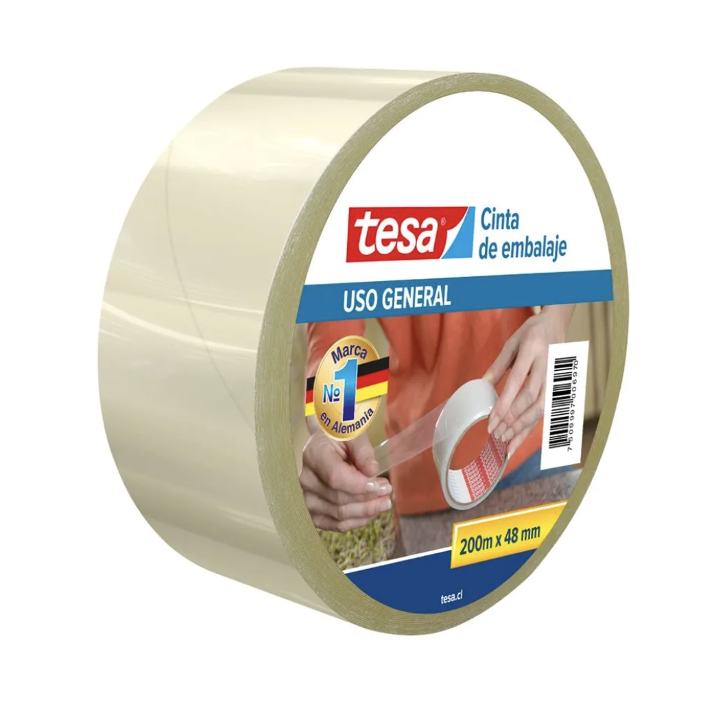 Cinta Embalaje Pp TR 50MC – 48 mm x 100 m (Tesa)
